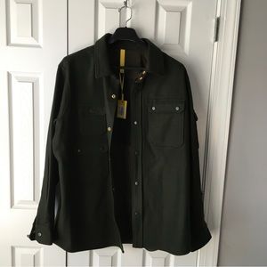 NWT MENS GOOD COUNSEL MARTIN CPO Wool/ Polyester Jacket Size 3X. GREEN.